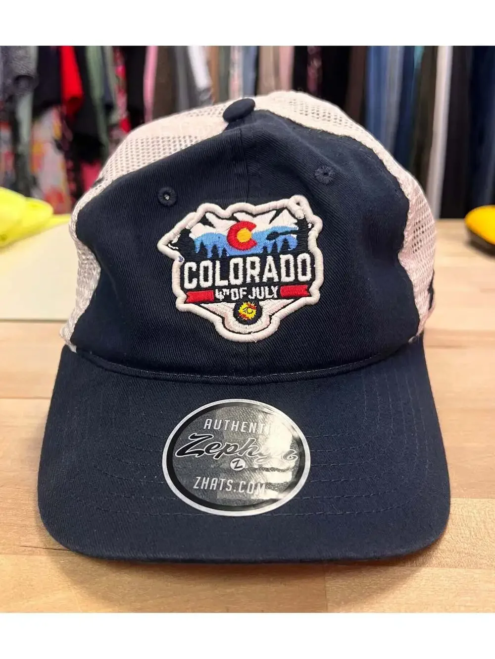 Zephyr Colorado 4th of July Trucker Hat
